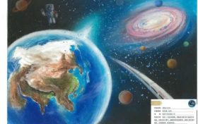 厲害！漢中這名小學(xué)生的畫作，上太空了！縮略圖