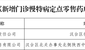漢臺(tái)新增多個(gè)定點(diǎn)醫(yī)藥機(jī)構(gòu)！地址→縮略圖