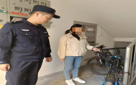 自行車(chē)“不翼而飛” 2小時(shí)找回縮略圖