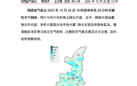霜凍預(yù)警！平均氣溫下降4-6℃！陜西發(fā)布未來多日天氣預(yù)報→縮略圖