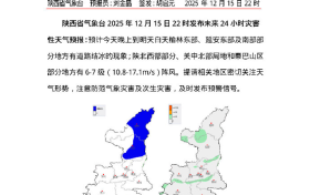 降溫、大風！陜西發(fā)布最新天氣預報！雨雪時間就在→縮略圖