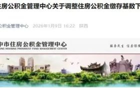 漢中市住房公積金管理中心關(guān)于調(diào)整住房公積金繳存基數(shù)下限標(biāo)準(zhǔn)的公告縮略圖